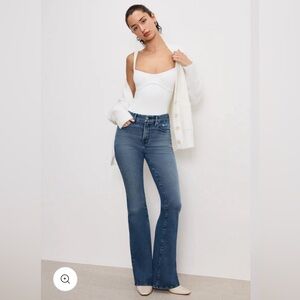 Good American Blue Flare Jeans